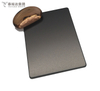 China Venda quente 304 preta explosão fria laminada placa de aço inoxidável